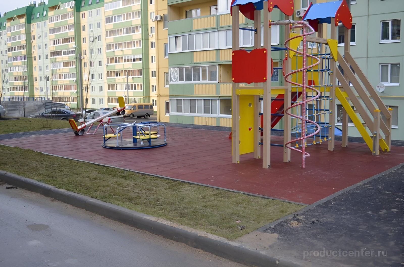 Резиновая плитка Standart 500×500 15 мм